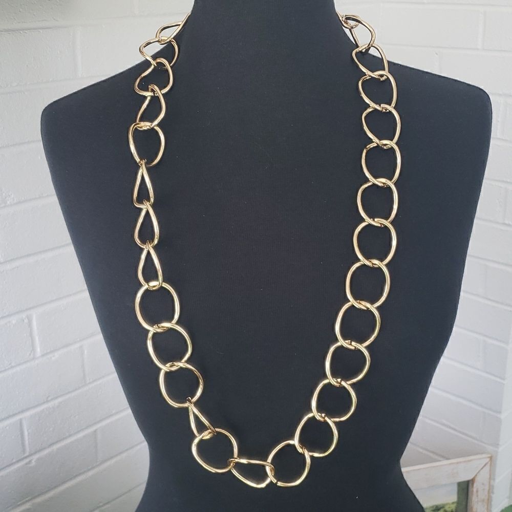 Vintage 90s Golden Statement Necklace